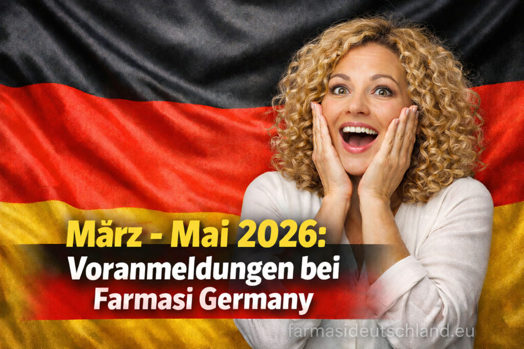 Vorregistrierung Farmasi Deutschland